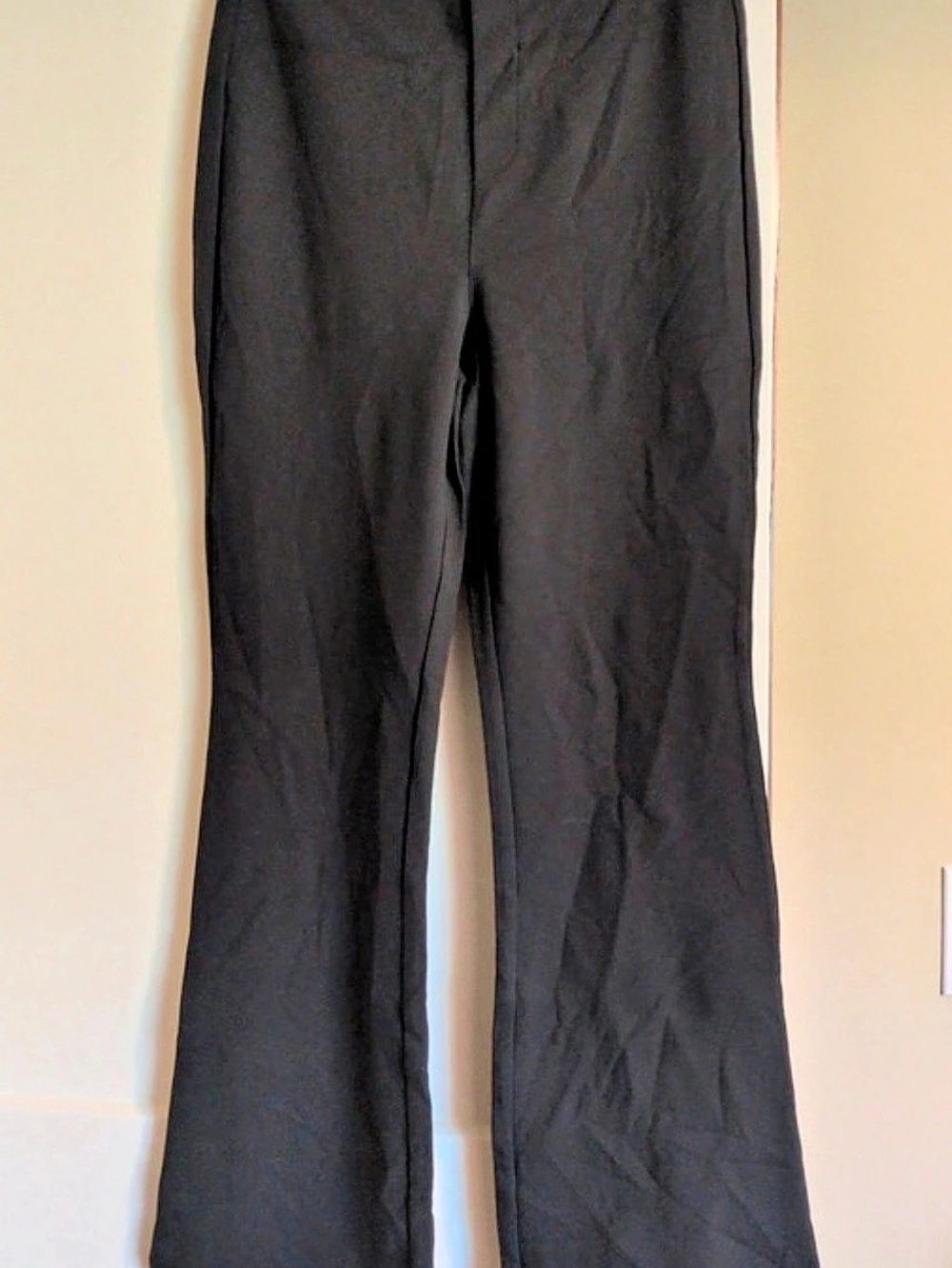 Halara Flex DayStretch High Waisted Flare Work Pants Black Small Petite